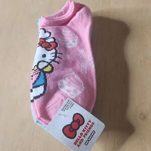Hello Kitty and friends no show 5 pairs women's socks shoe size 4-10